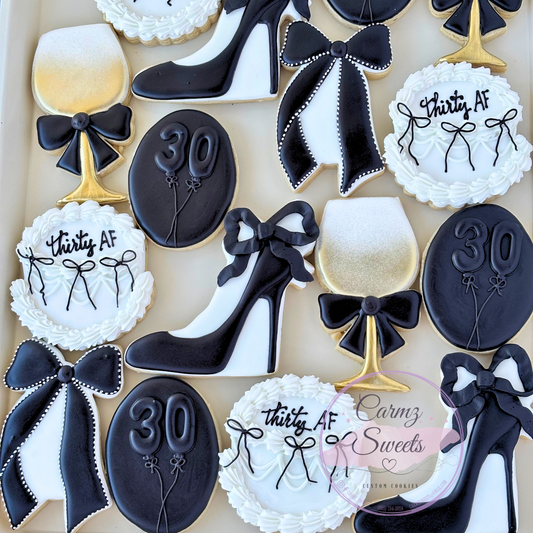 Black and Gold 30th birthday