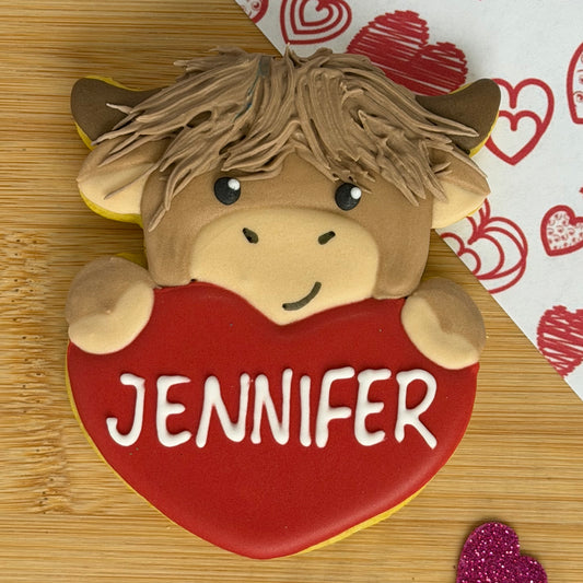 Personalized Highland Cow